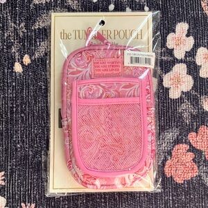 Simply Southern Pink and White Tumbler Pouch Wallet and Phone Holder NEW